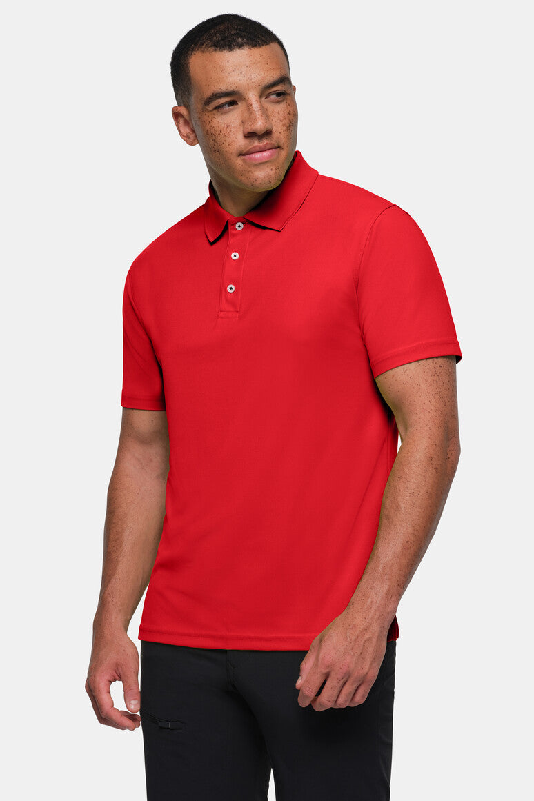 HAKRO Poloshirt COOLMAX® ECO - rot