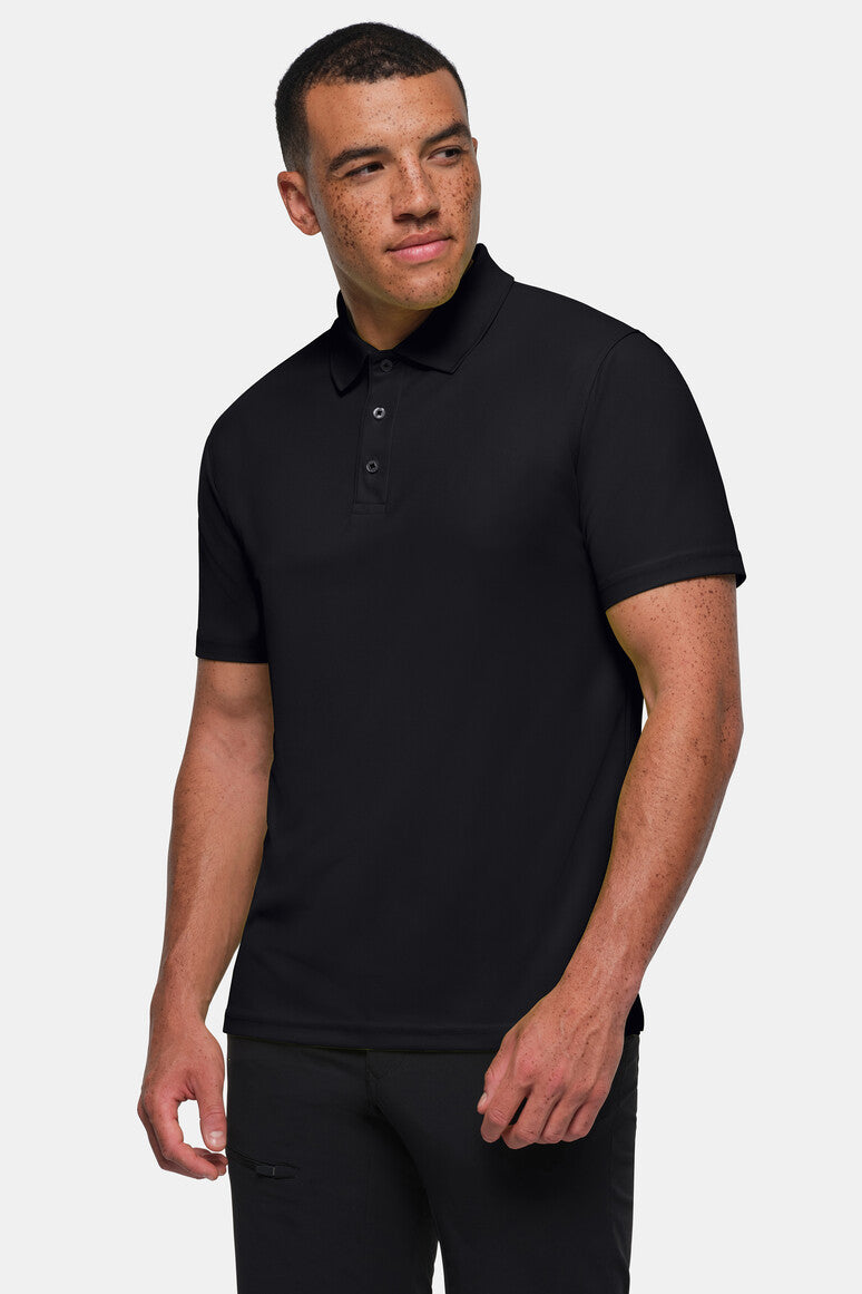 HAKRO Poloshirt COOLMAX® ECO - schwarz