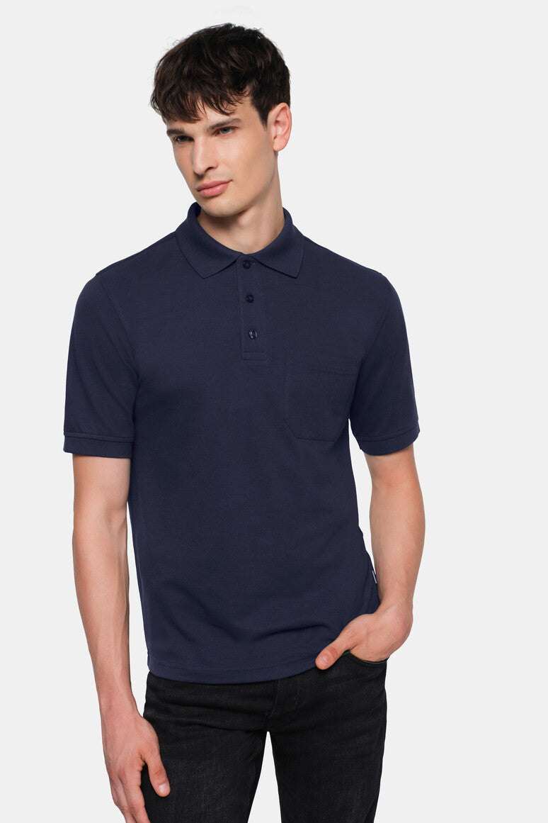 HAKRO Pocket-Poloshirt MIKRALINAR® - tinte