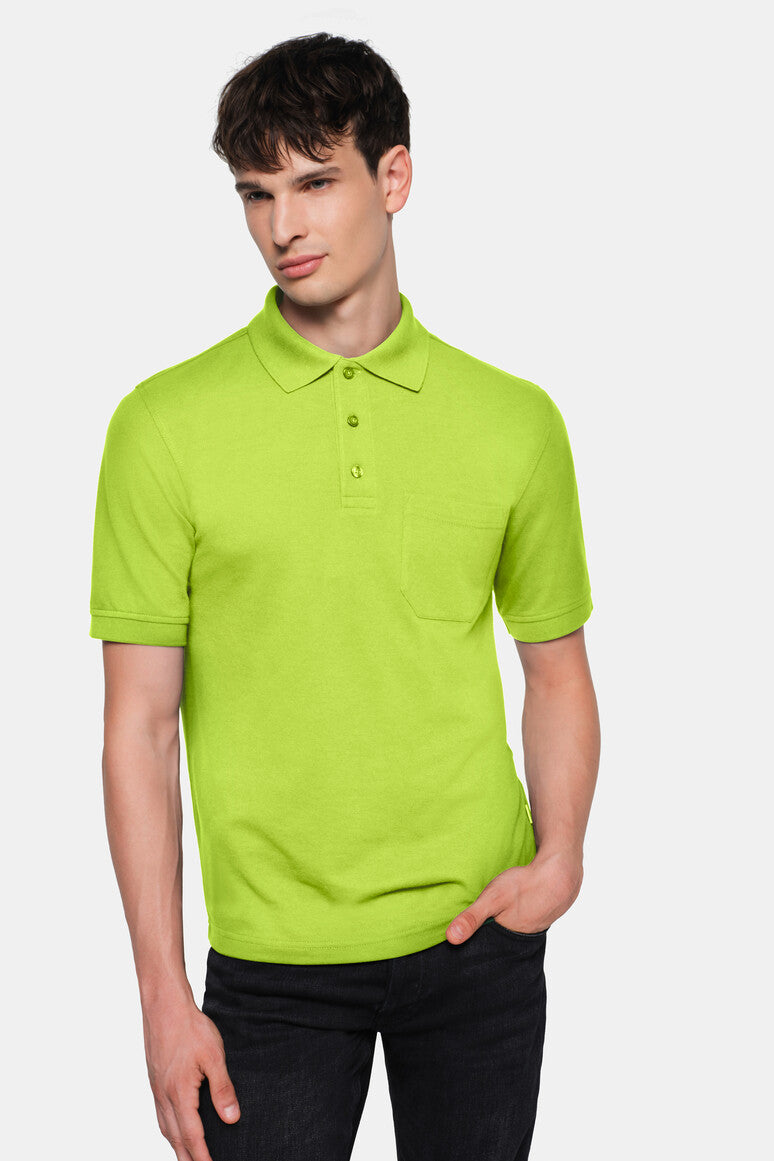 HAKRO Pocket-Poloshirt MIKRALINAR® - kiwi