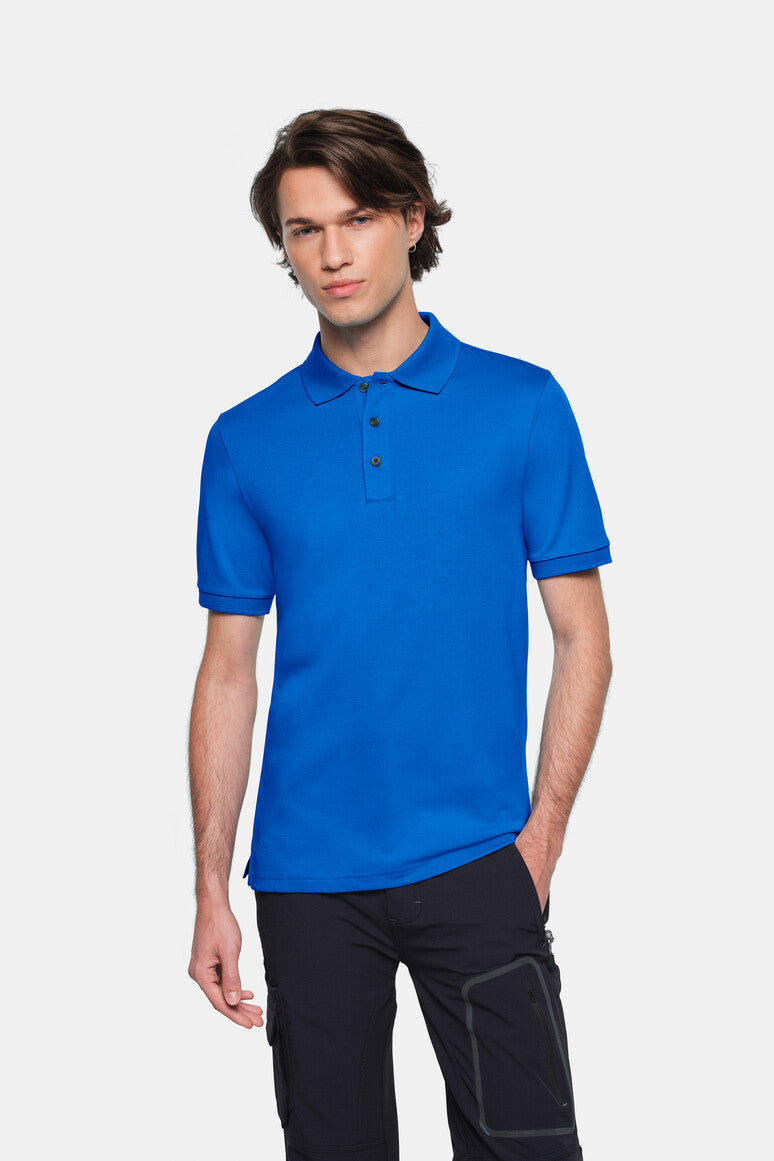 HAKRO COTTON TEC® Poloshirt - royalblau