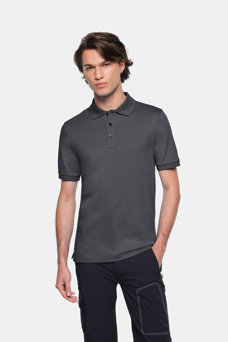 HAKRO COTTON TEC® Poloshirt - anthrazit