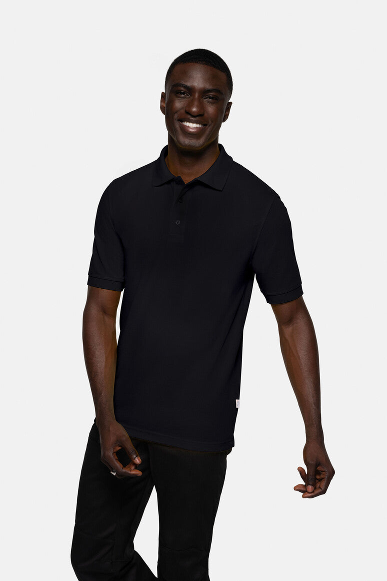 HAKRO Poloshirt MIKRALINAR® - schwarz