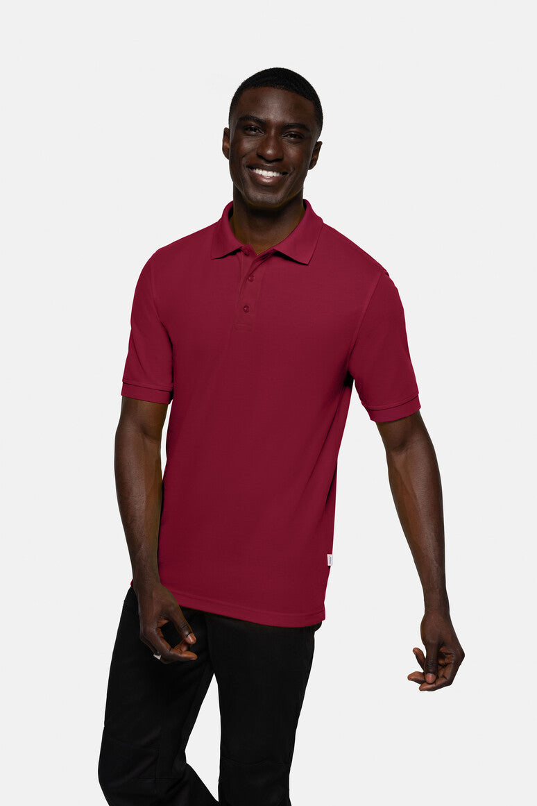 HAKRO Poloshirt MIKRALINAR® - weinrot