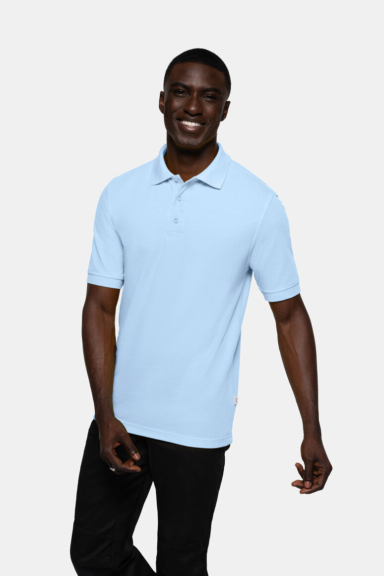 HAKRO Poloshirt MIKRALINAR® - eisblau