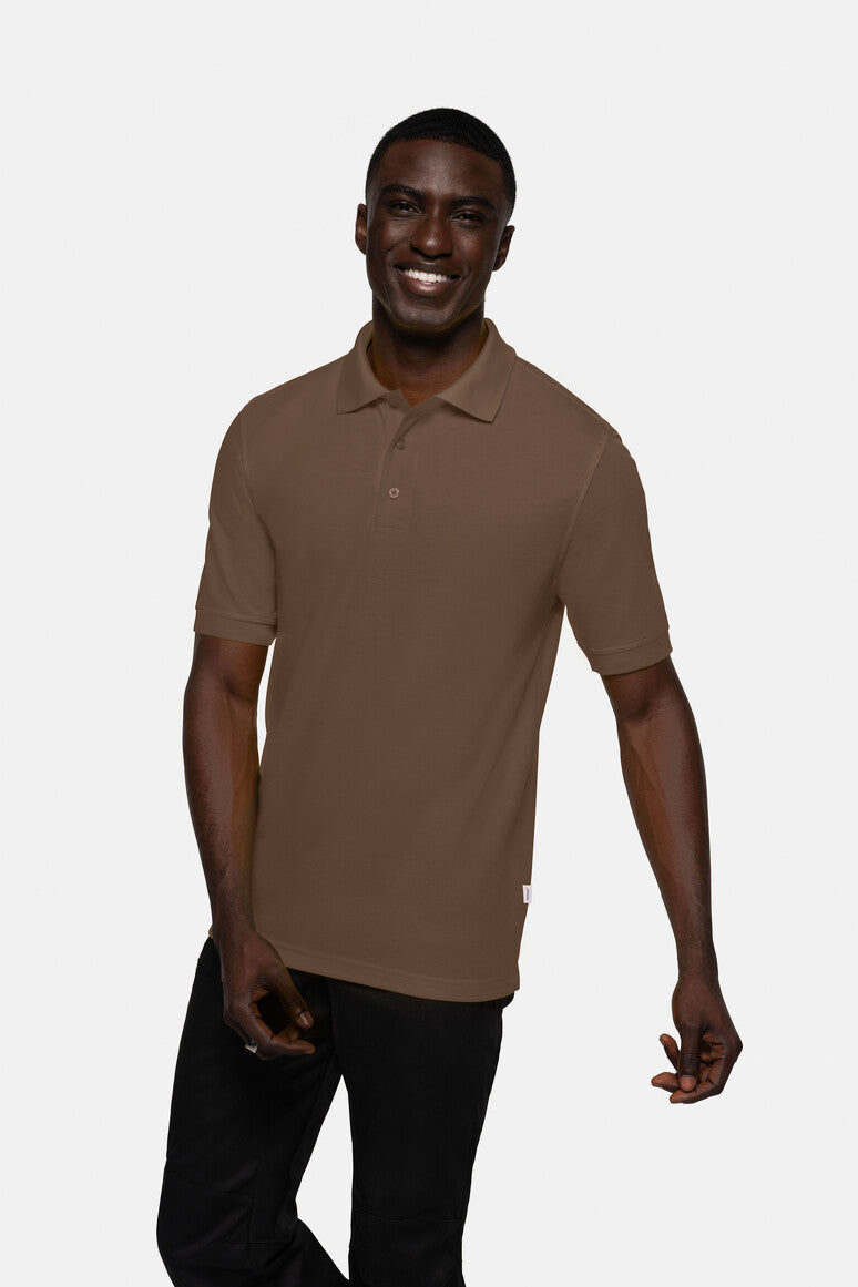 HAKRO Poloshirt MIKRALINAR® - nougat