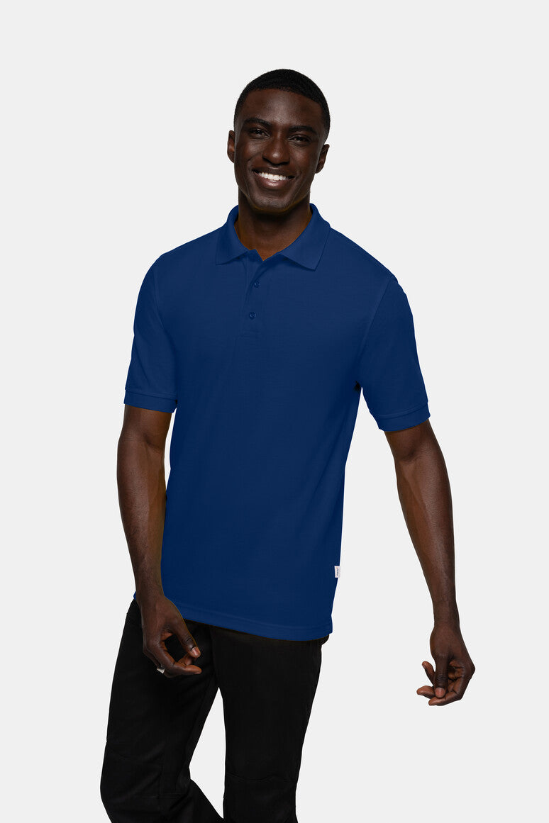 HAKRO Poloshirt MIKRALINAR® - ultramarinblau