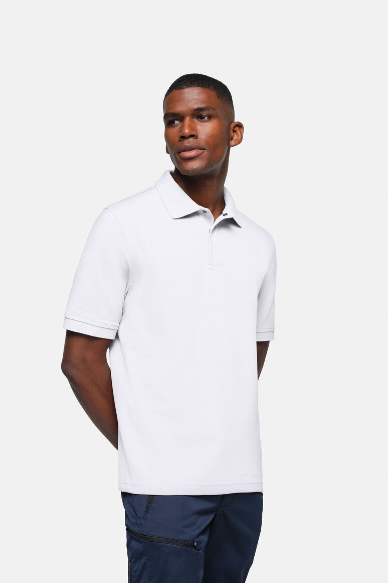 HAKRO Poloshirt MIKRALINAR® HACCP - weiß