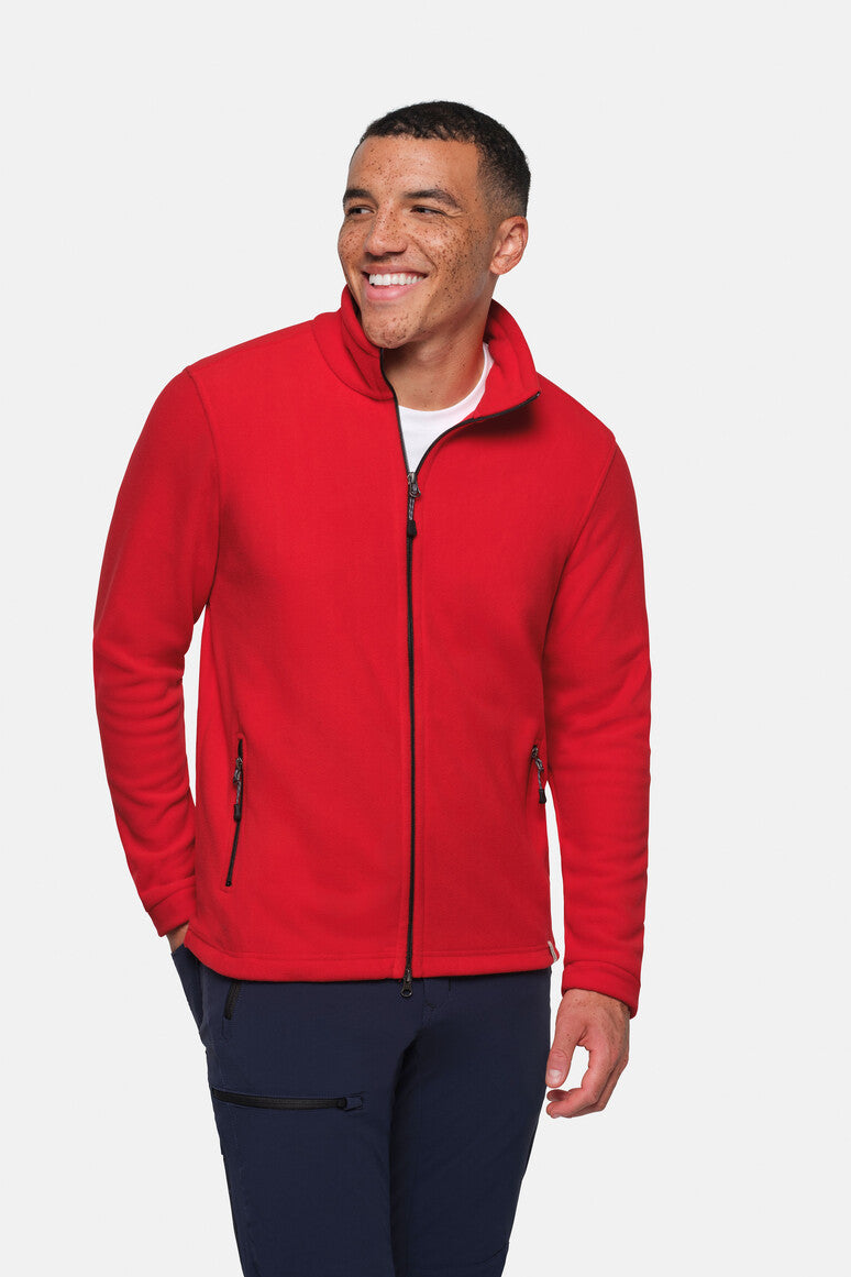 HAKRO Fleecejacke ECO - rot