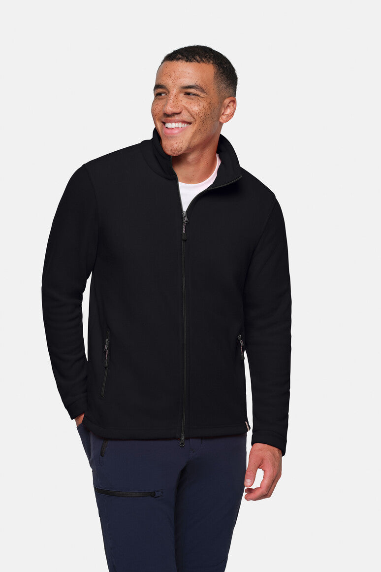 HAKRO Fleecejacke ECO - schwarz