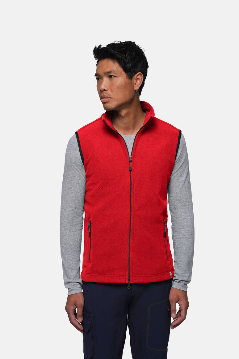 HAKRO Fleeceweste ECO - rot