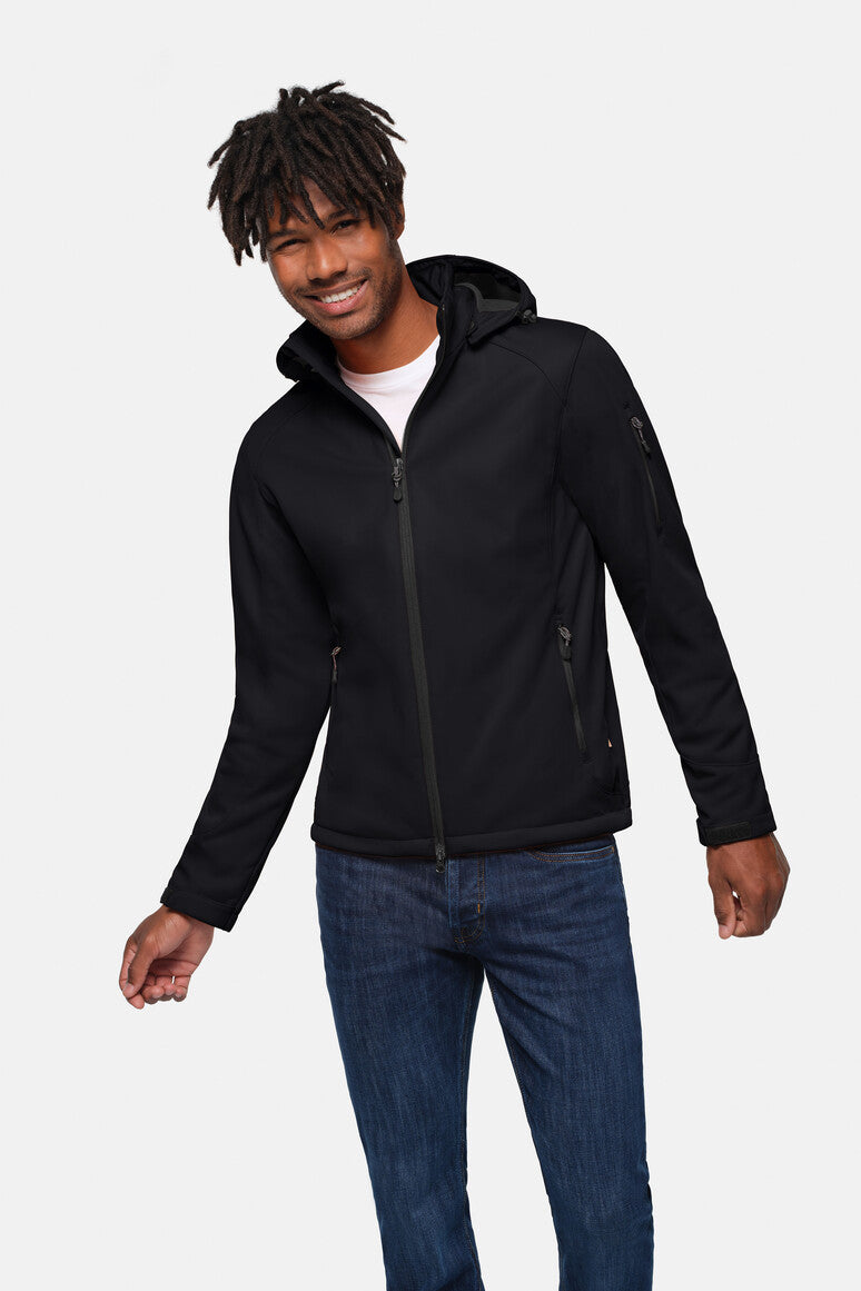 HAKRO Softshelljacke - schwarz