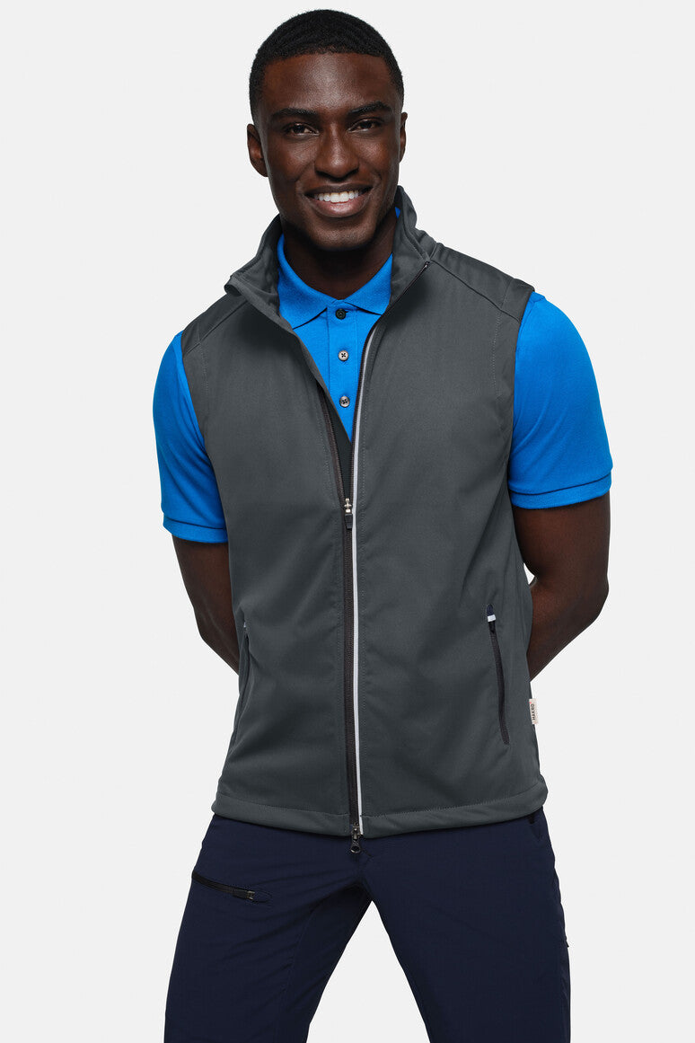 HAKRO Light-Softshellweste - anthrazit