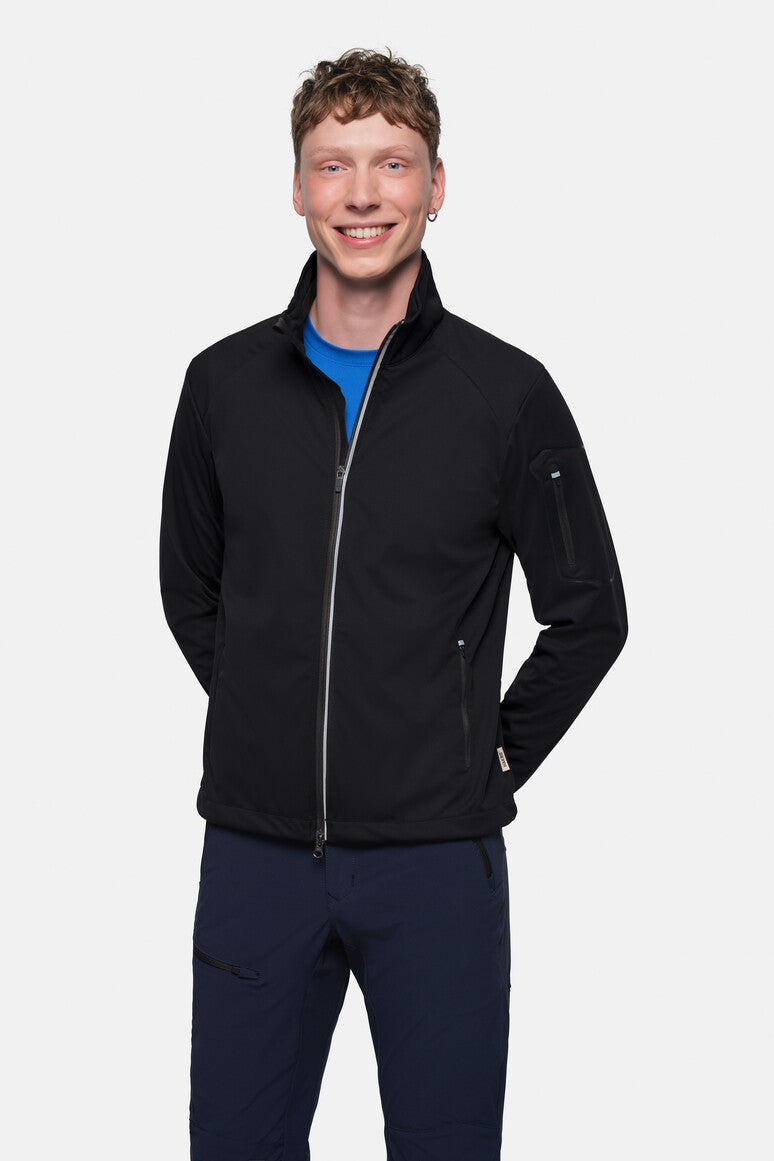 HAKRO Light-Softshelljacke - schwarz