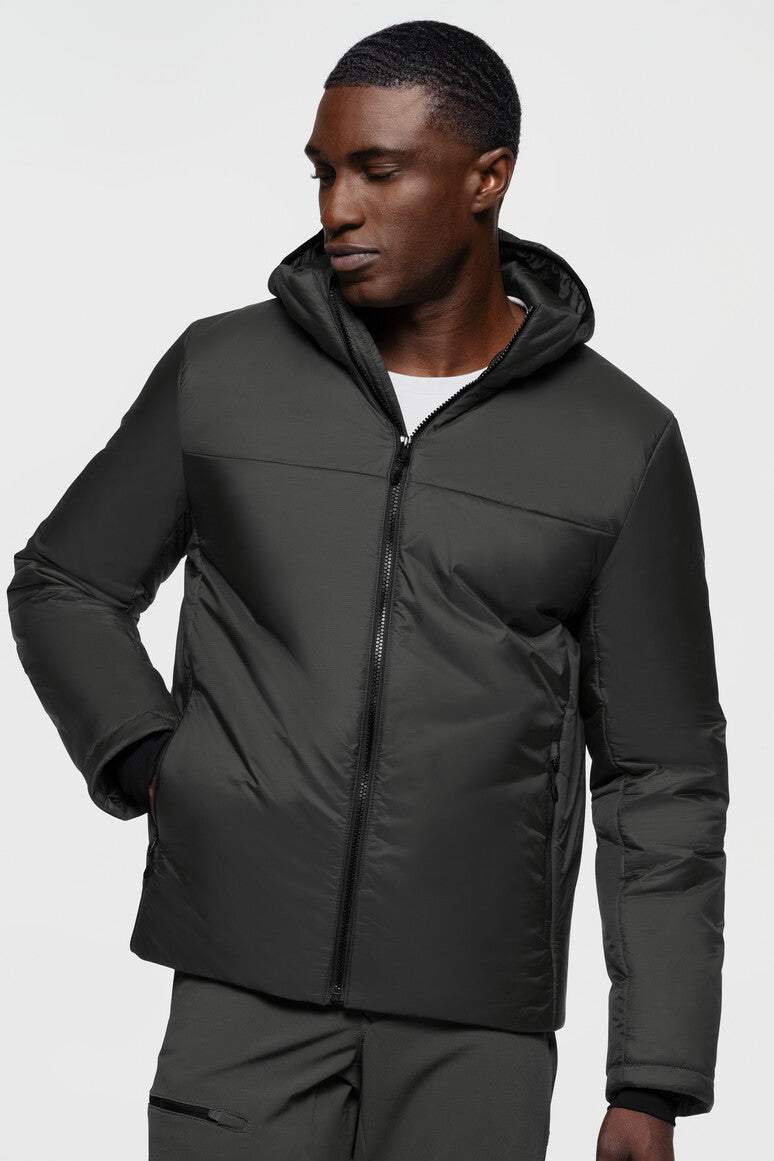 HAKRO Kapuzen-Thermo-Loftjacke - karbongrau