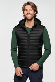 HAKRO Kapuzen-Loftweste - schwarz