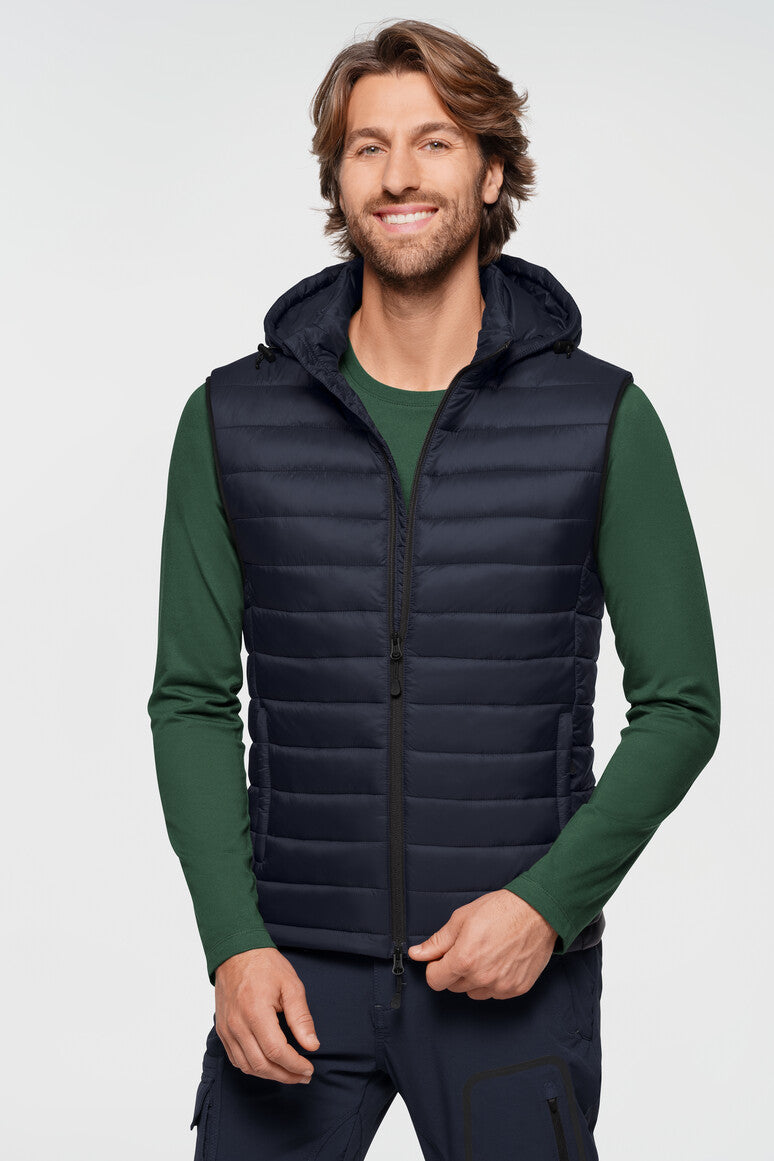 HAKRO Kapuzen-Loftweste - tinte