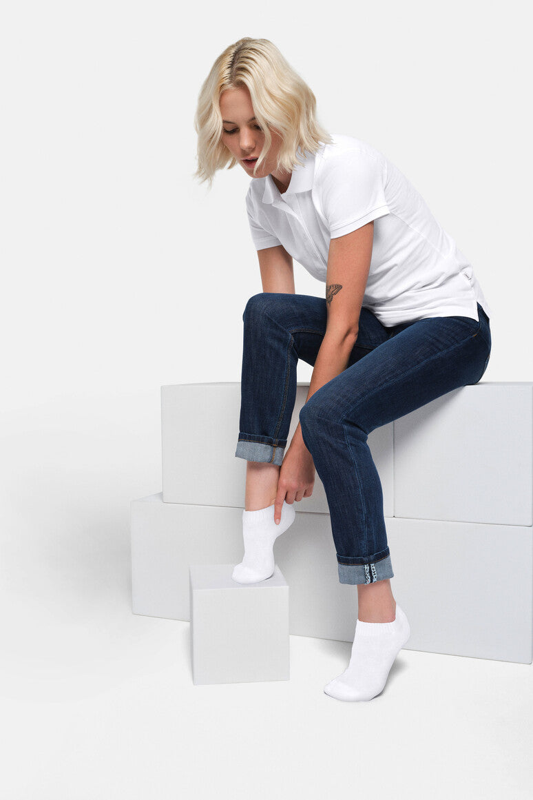 HAKRO Sneaker Socken Essentials - weiß