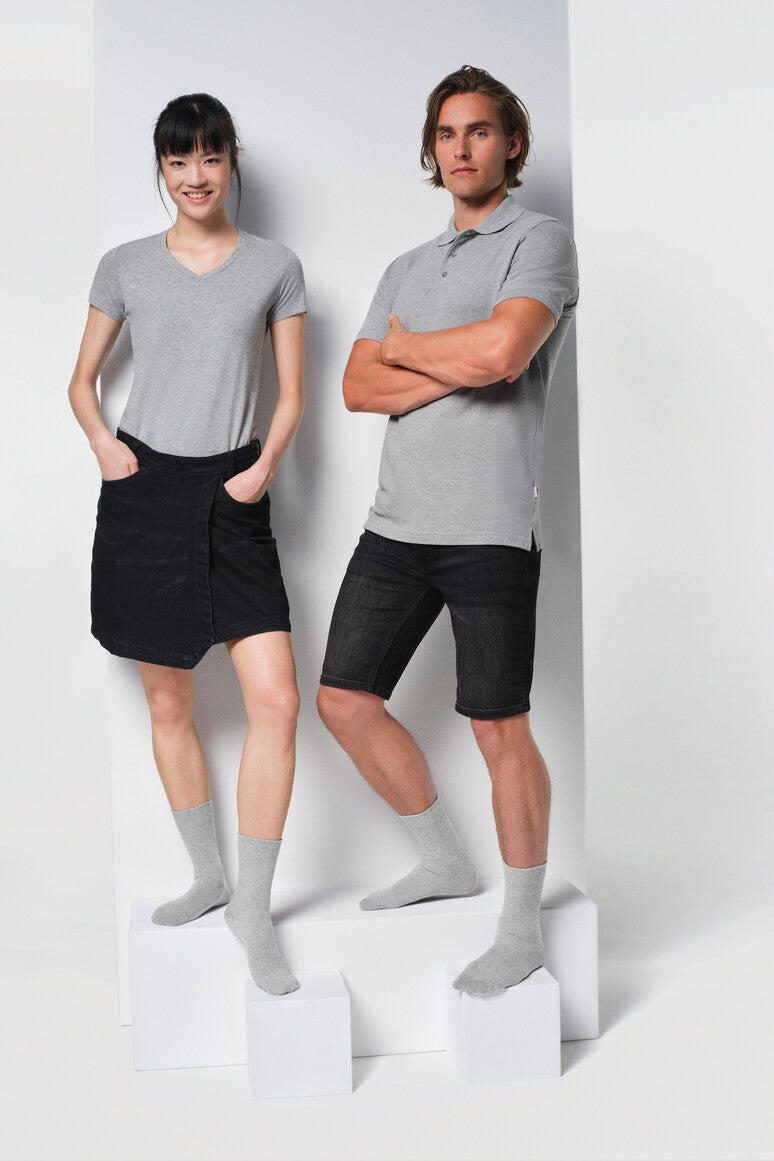 HAKRO Socken Essentials - grau meliert