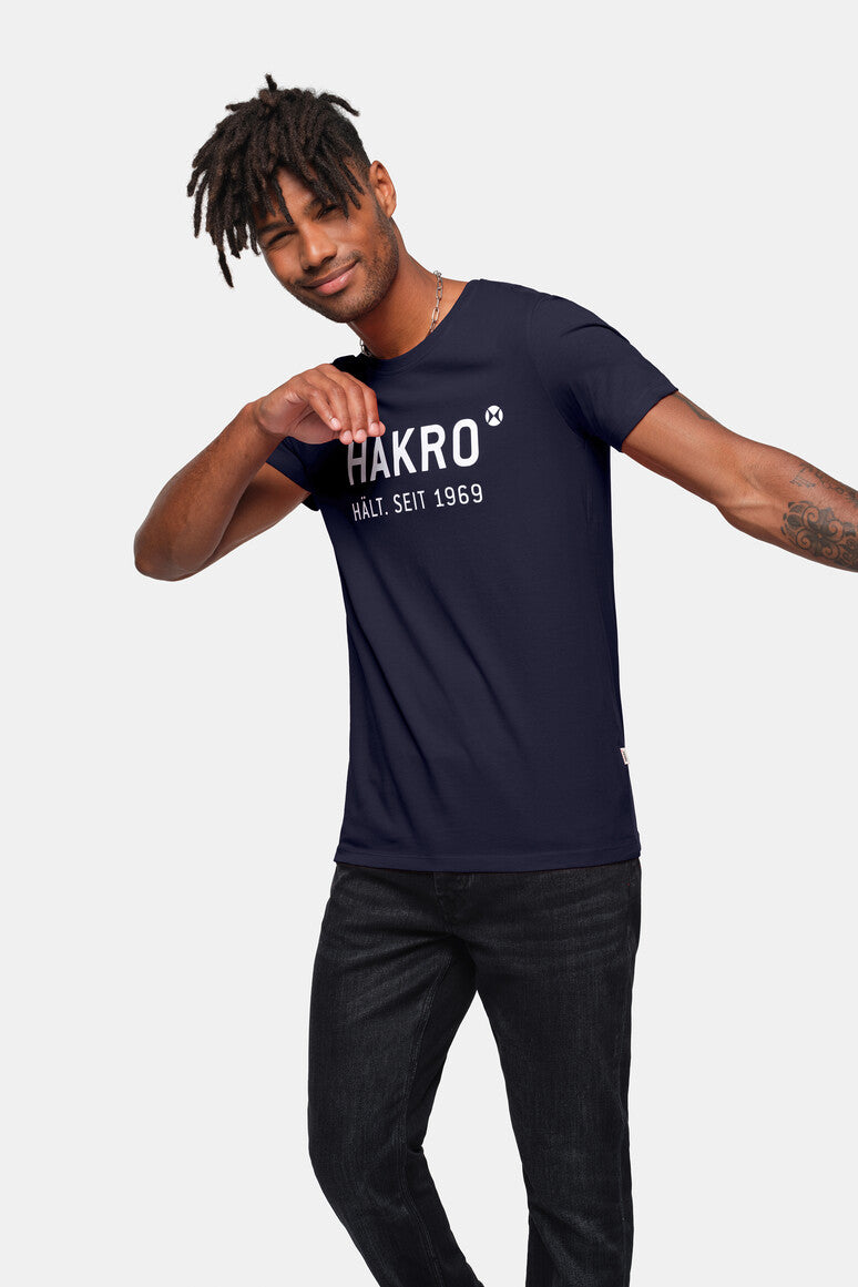 HAKRO T-Shirt Logo - tinte