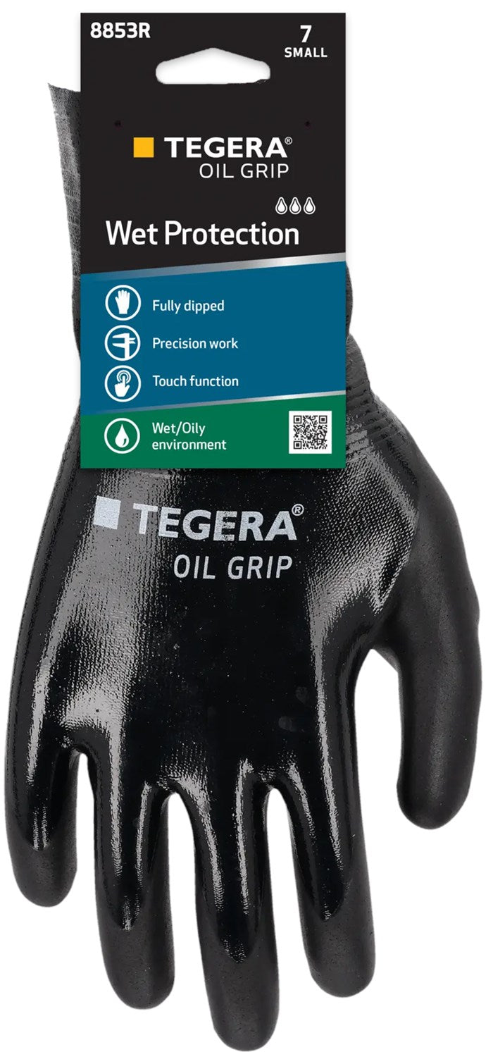 Synthetikhandschuh TEGERA® 8853R OIL GRIP (Cat.II)