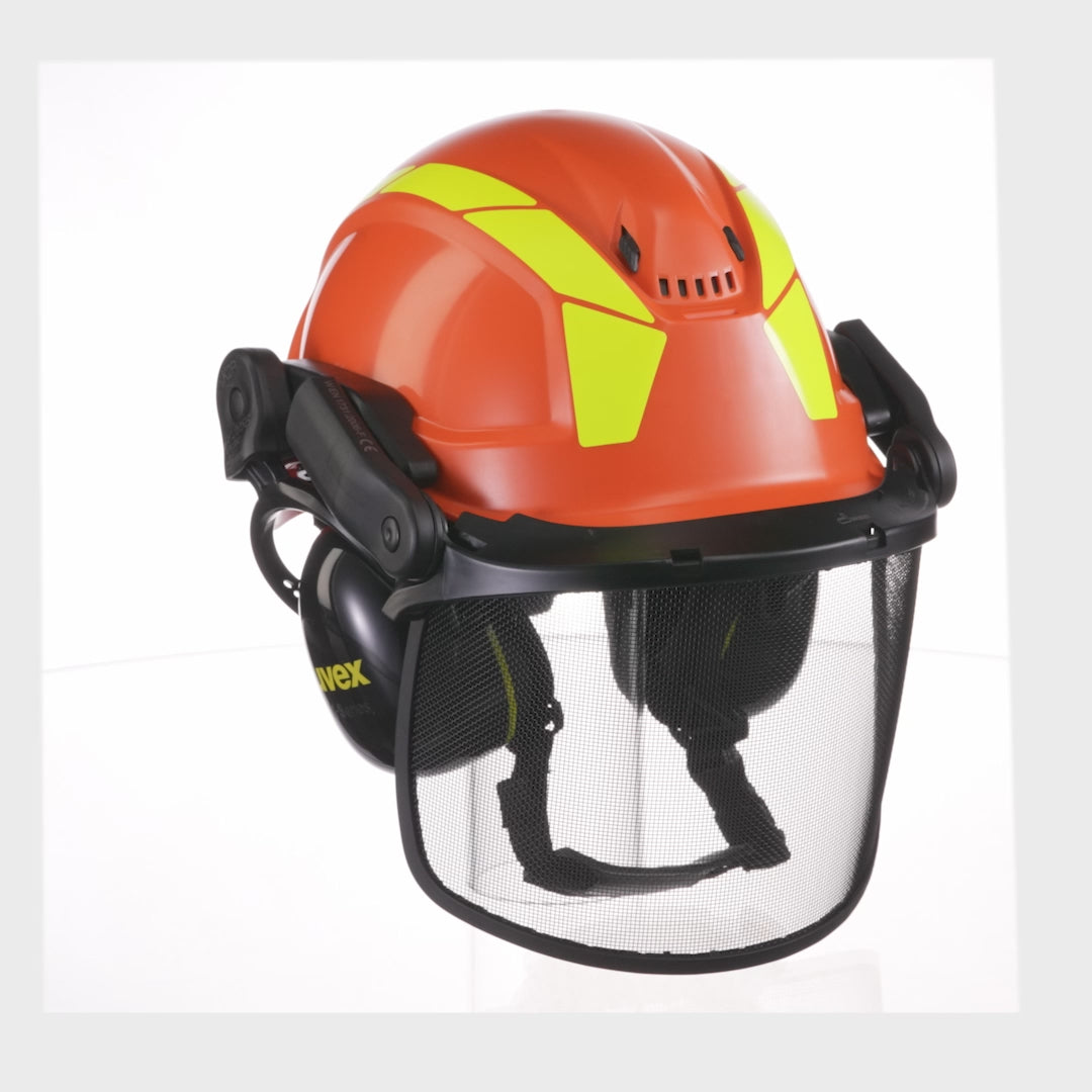 Video laden: uvex pheos forestry Schutzhelm orange - MR NLF